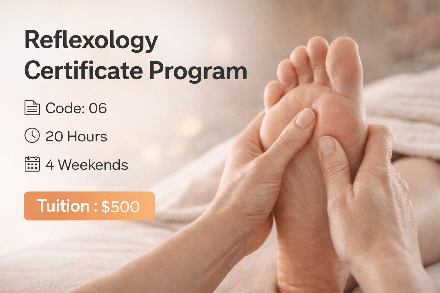 Reflexology Certificate Program