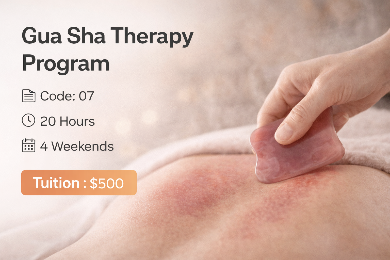 Gua Sha Therapy Program